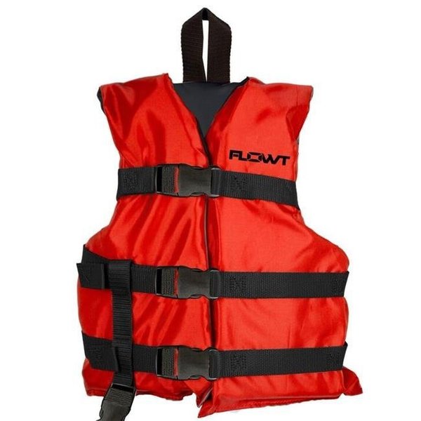 Flowt Flowt 40202-2-CLD Child Multi Purpose Vest; Red 40202-2-CLD